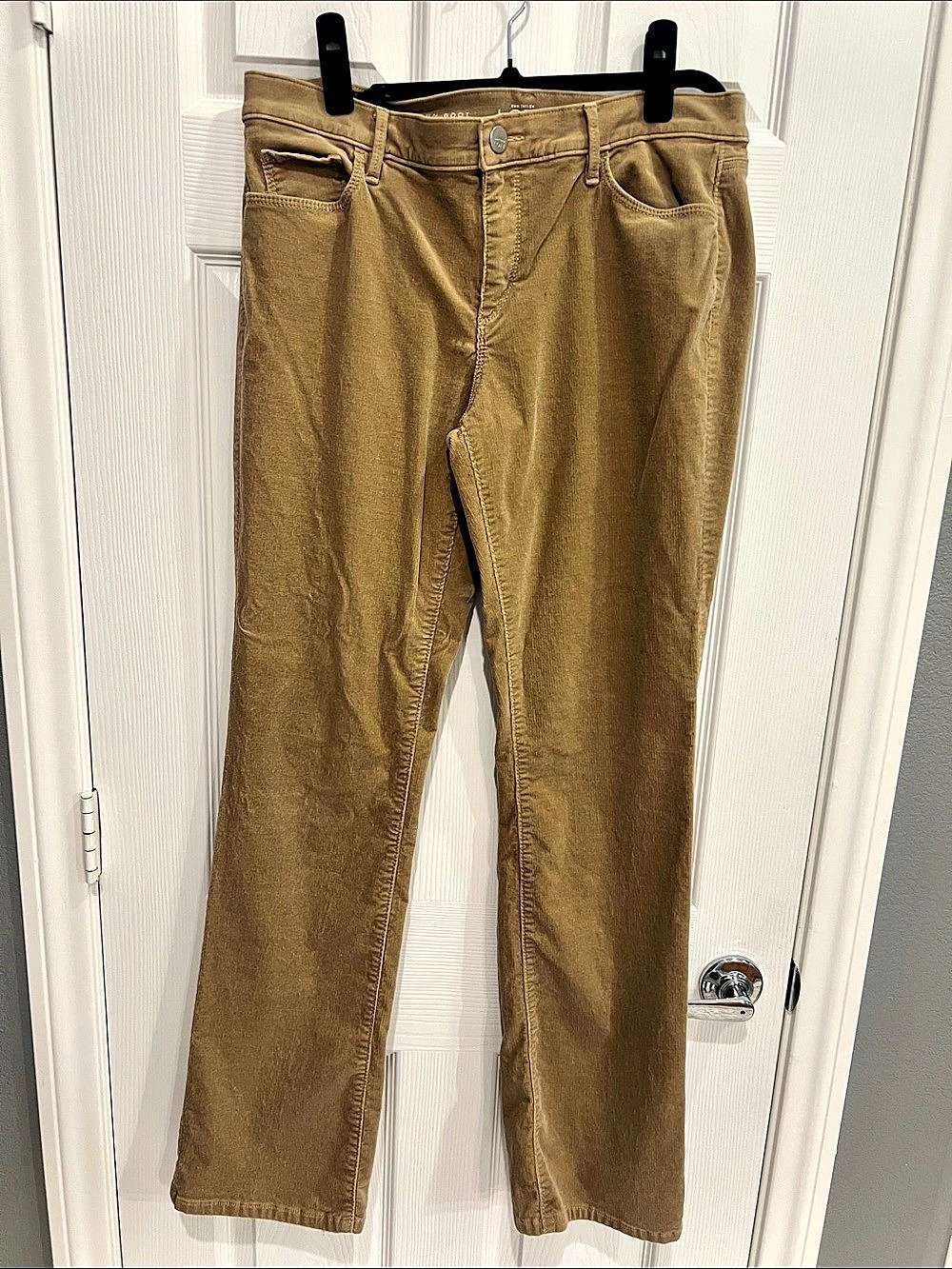 Ann Taylor LOFT Modern Bootcut Brown Cotton Pants Waist 10 Like New